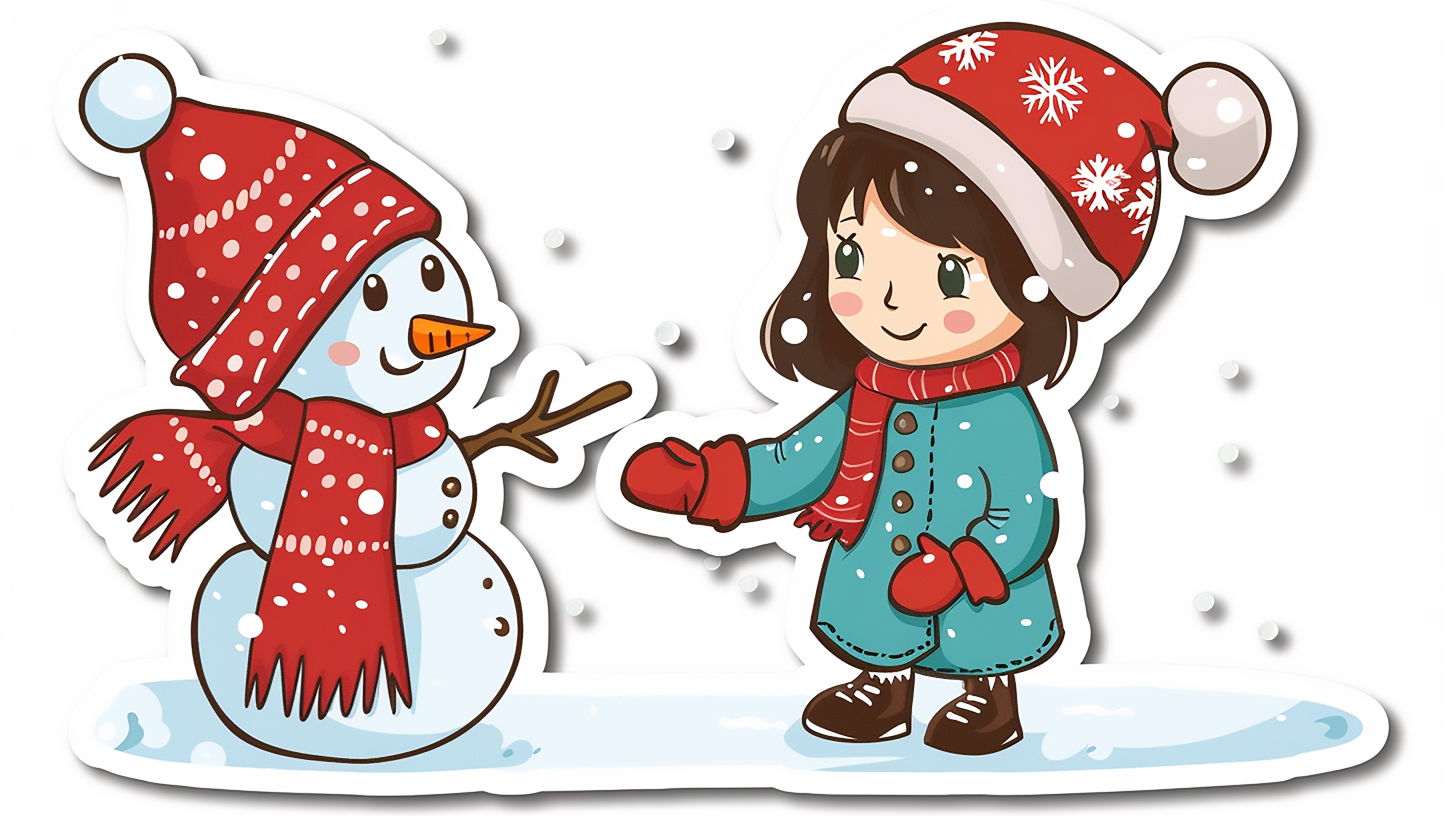 Creative Winter Fun with Custom Stickers – 24hrstickers