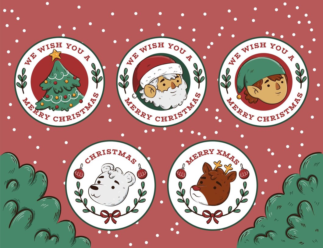  Holiday Stickers Pop