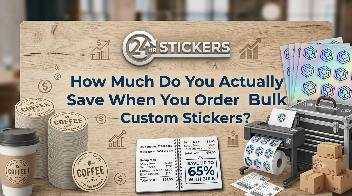 How Much Do You Actually Save When You Order Bulk Custom Stickers?