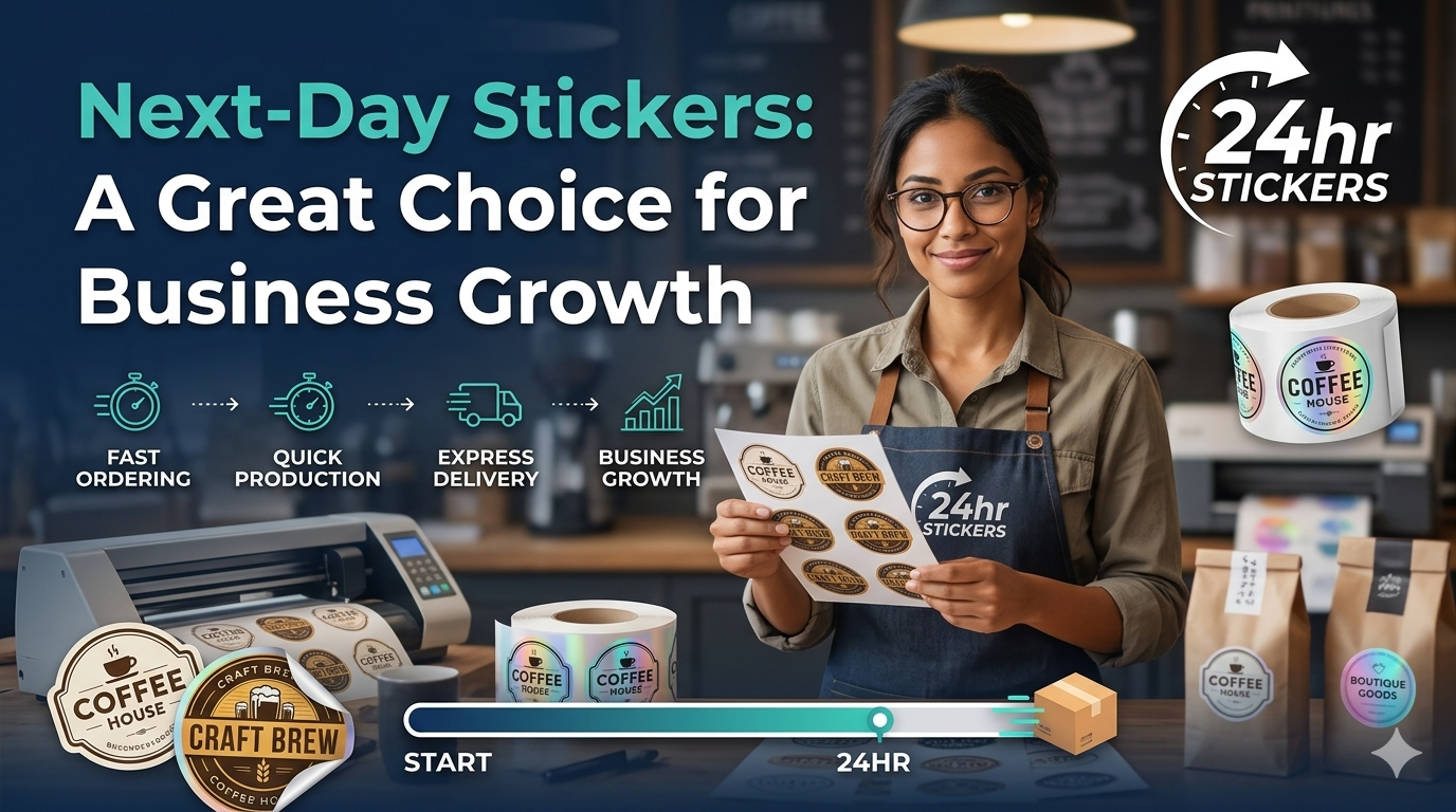 Next-Day Stickers: A Great Choice for Business Growth