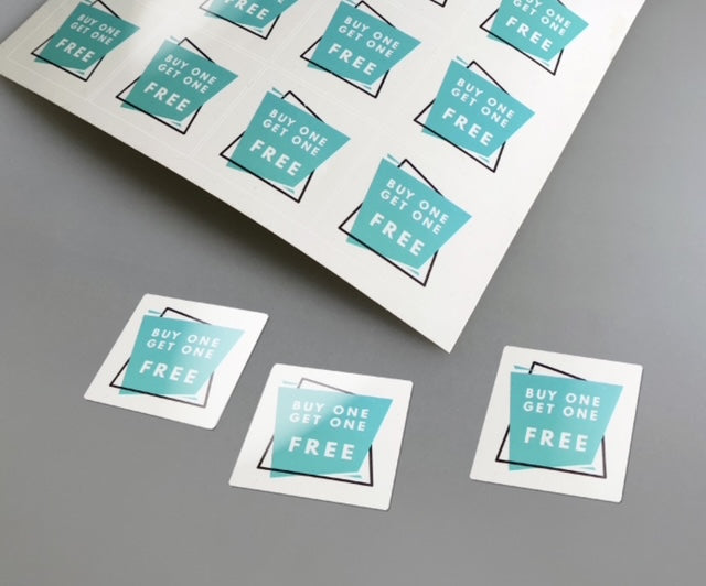 Square Display Labels Custom Square Labels - Personalized & Durable | 24hrstickers.com