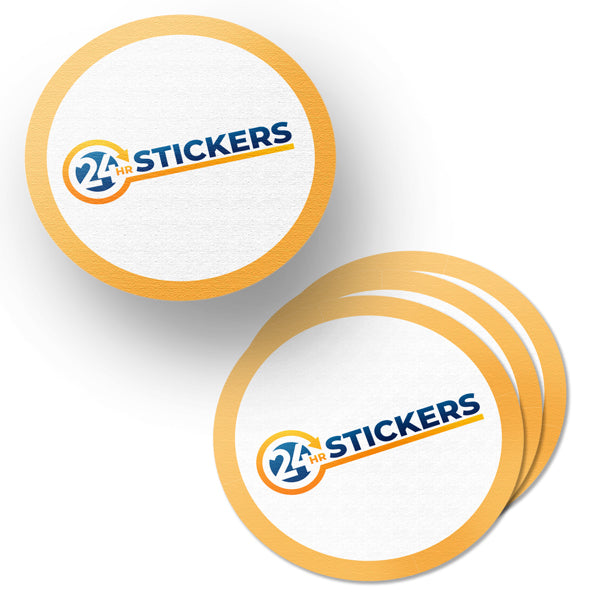 Create Custom Circle Stickers for Every Occasion | 24hrstickers.com