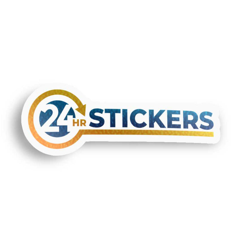 Die Cut Stickers Sample 24hrstickers.com