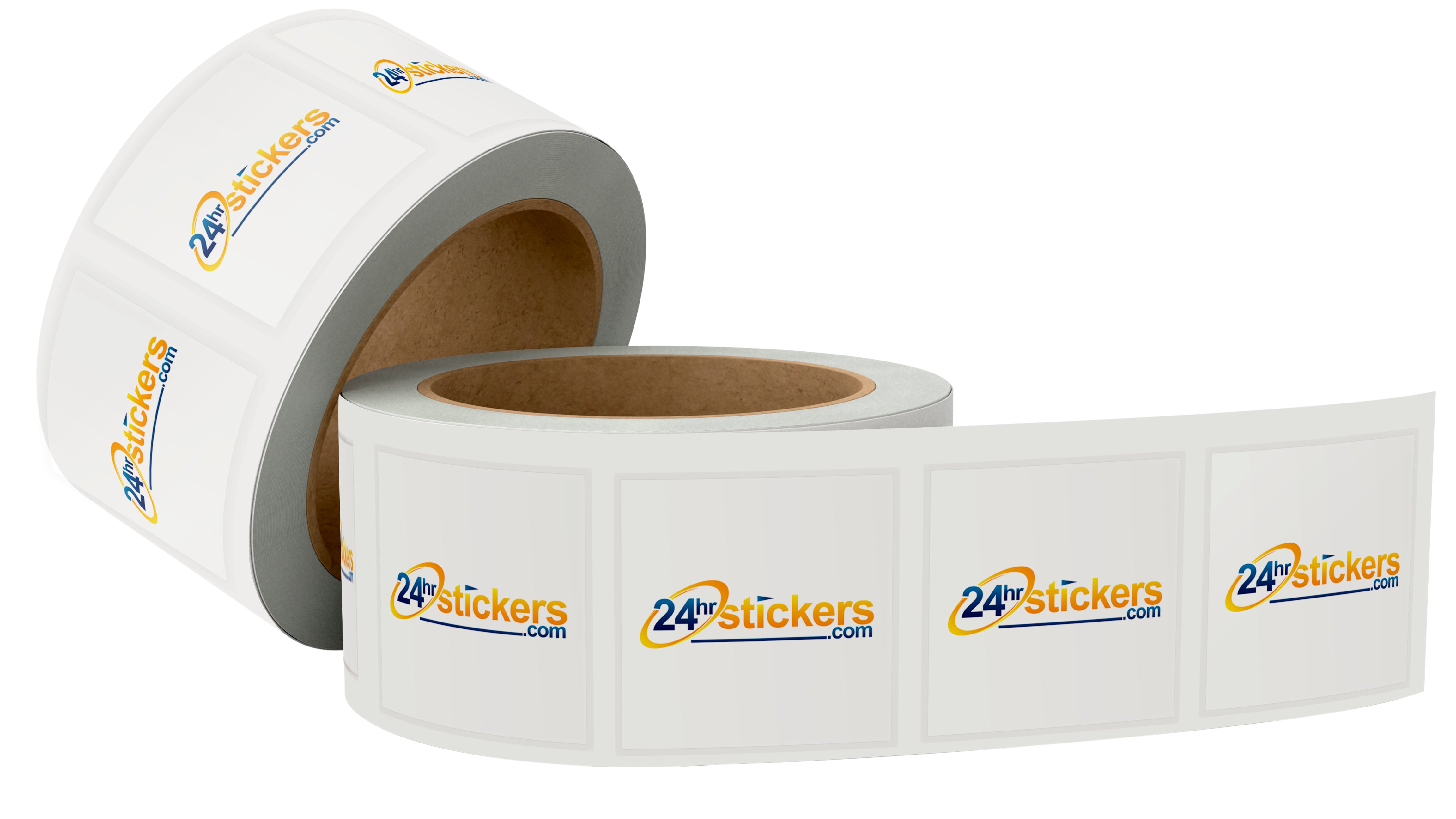 Custom Square Labels - Personalized & Durable | 24hrstickers.com